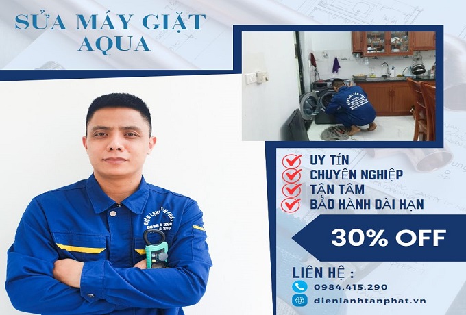 sửa máy giặt aqua uy tín, chuyên nghiệp, giá rẻ tại Hà Nội